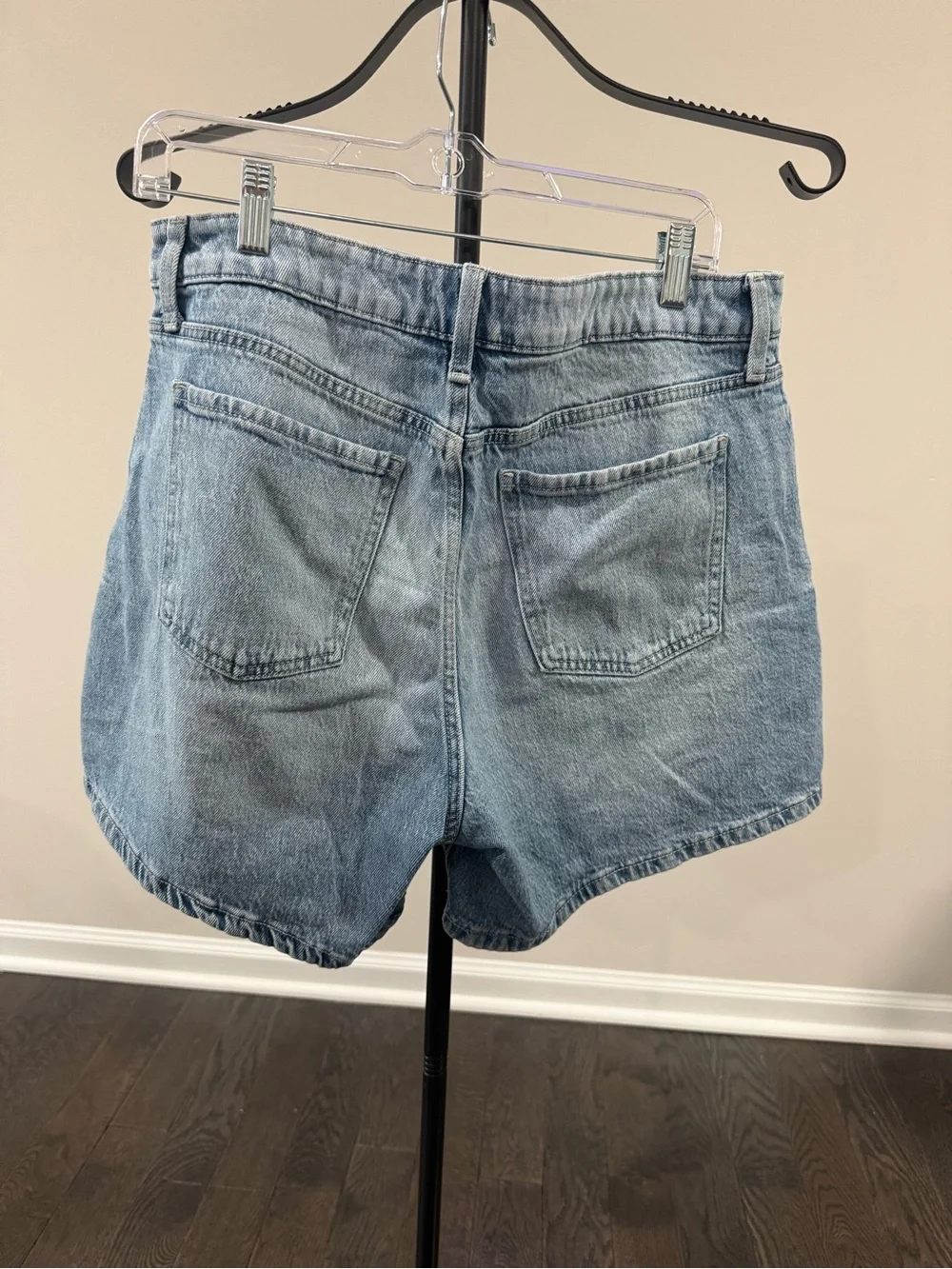 Maurices Light Blue Denim Shorts